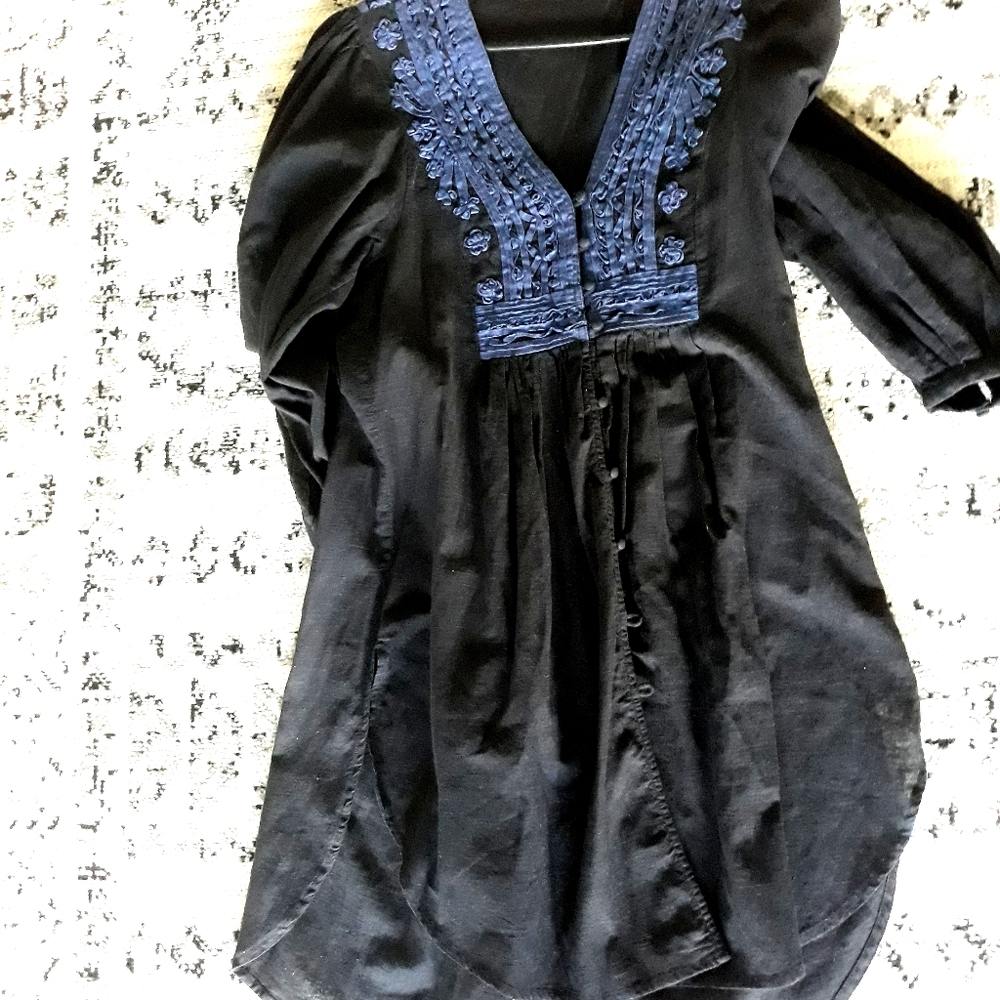Free People button up dress sz small nwot